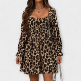 Leopard print dress