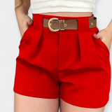 High waist pleated trousers