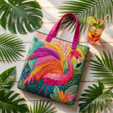 Torba s uzorkom - Dugin flamingo