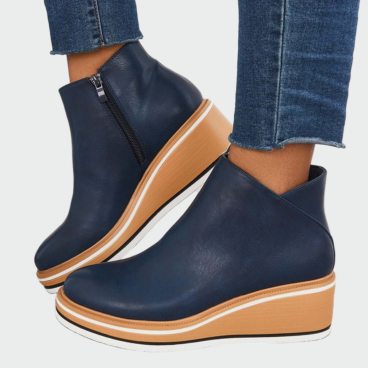 Orthopedic leather boots