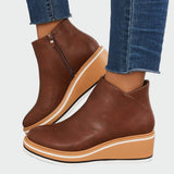 Orthopedic leather boots