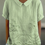 Embroidered Floral Shirt Liliana