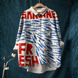 Isabel - Vintage T-shirt with Art Pattern