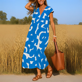 Flowy V-neck dress