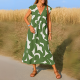 Flowy V-neck dress