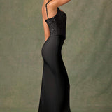 White satin corset dress