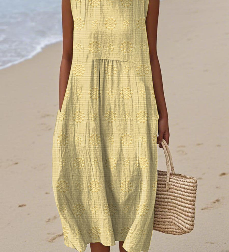 Franca - Cotton sleeveless dress