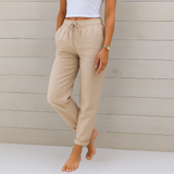 Sara - Premium stretch linen trousers