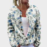 Patrícia - Autumnal Floral Cardigan