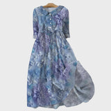 A Floral Dress at Dusk