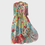Colorful floral dress