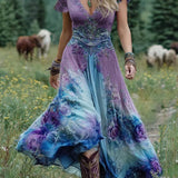 Serena Short Floral Maxi Dress