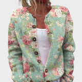 Autumnal Floral Cardigan Vera