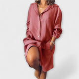 Clara - Summer linen blouse