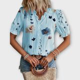 Emília V-neck blouse