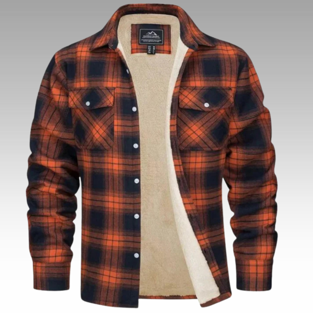 Tiago - Fleecy striped jacket