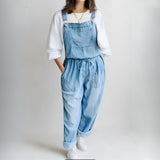 Verónica Relaxed Denim Overalls