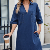 Casual Denim Dress Jessica