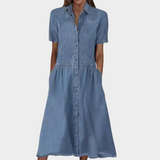 Modern denim dress