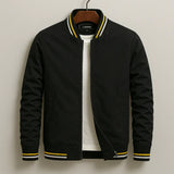 Striped bomber jacket Mário