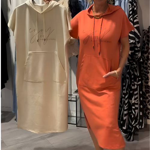 Saskia - Hooded everyday dress