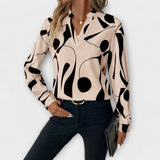 Catarina - Elegant long-sleeved blouse