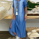 Ibiza - Denim Maxi Dress