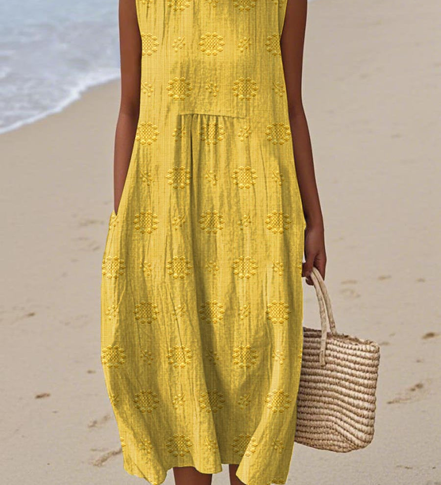Franca - Cotton sleeveless dress