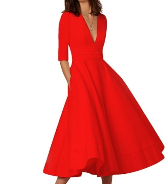 Laura - Midi dress for women