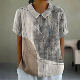 Lana - Abstract Print Shirt
