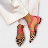 Zebra Print Ballet Flats