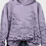 Lace-up hoodie