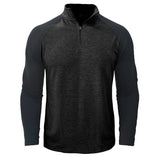 Mandarin collar cotton shirt