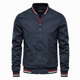 Striped bomber jacket Mário