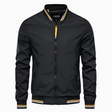Striped bomber jacket Mário