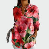 Modern floral shirt