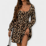 Leopard print dress