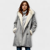 Ana, comfortable jacket with fur