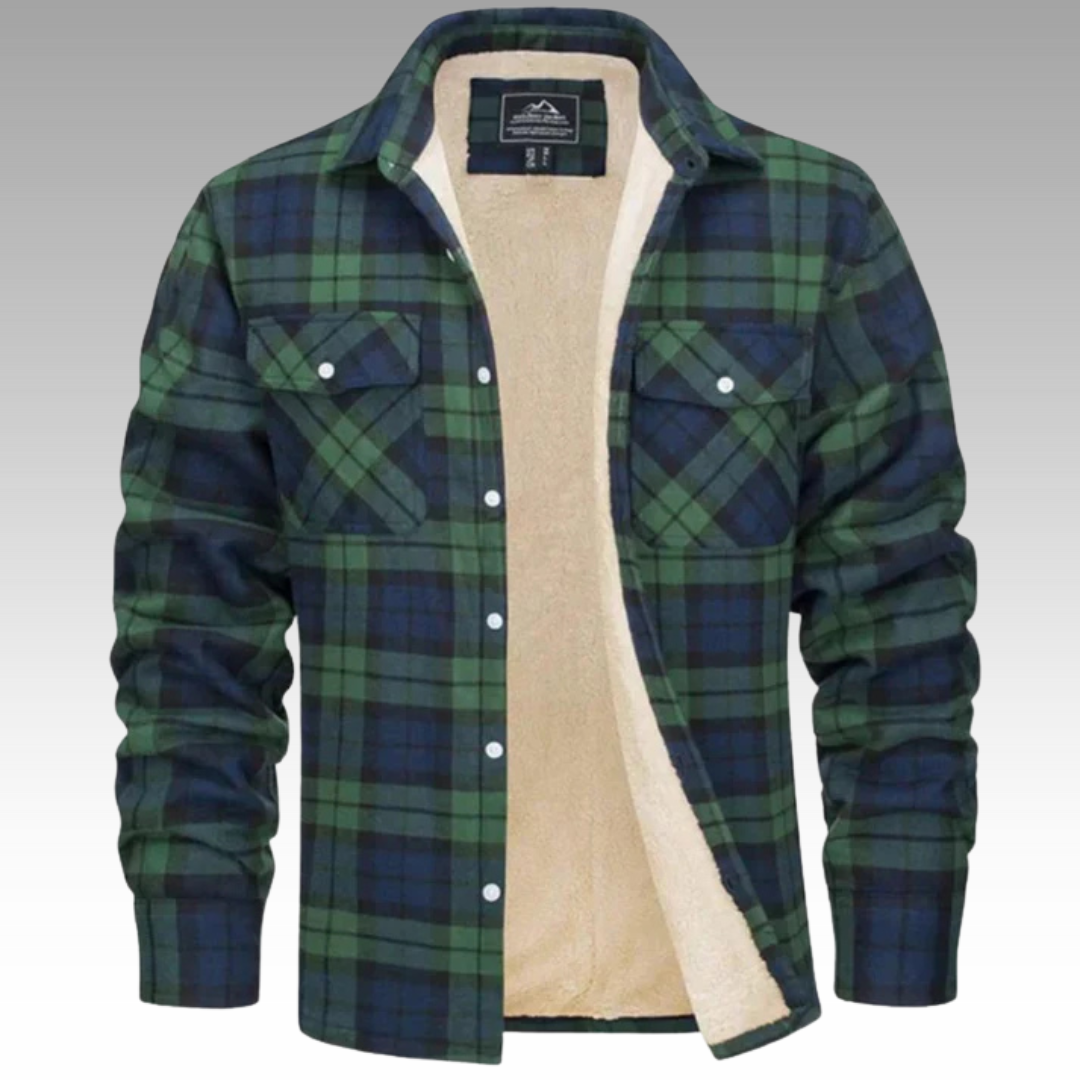 Tiago - Fleecy striped jacket