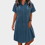 Lightweight denim summer dress