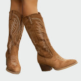 Elegant Embroidered Boots