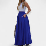 Stylized midi skirt