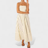 Isabel - Striped maxi dress
