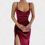 Gabriela - Velvet dress with a slit