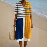 Aurélia Color Block Dress