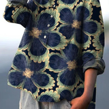 Vintage Floral Casual Shirt Jéssica