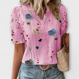 Emília V-neck blouse