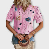 Emília V-neck blouse