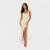 Sarela open-back long dress