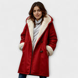 Ana, comfortable jacket with fur